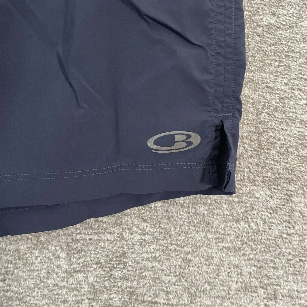 Icebreaker Cool-Lite Shorts Mens Large Blue Lined 5